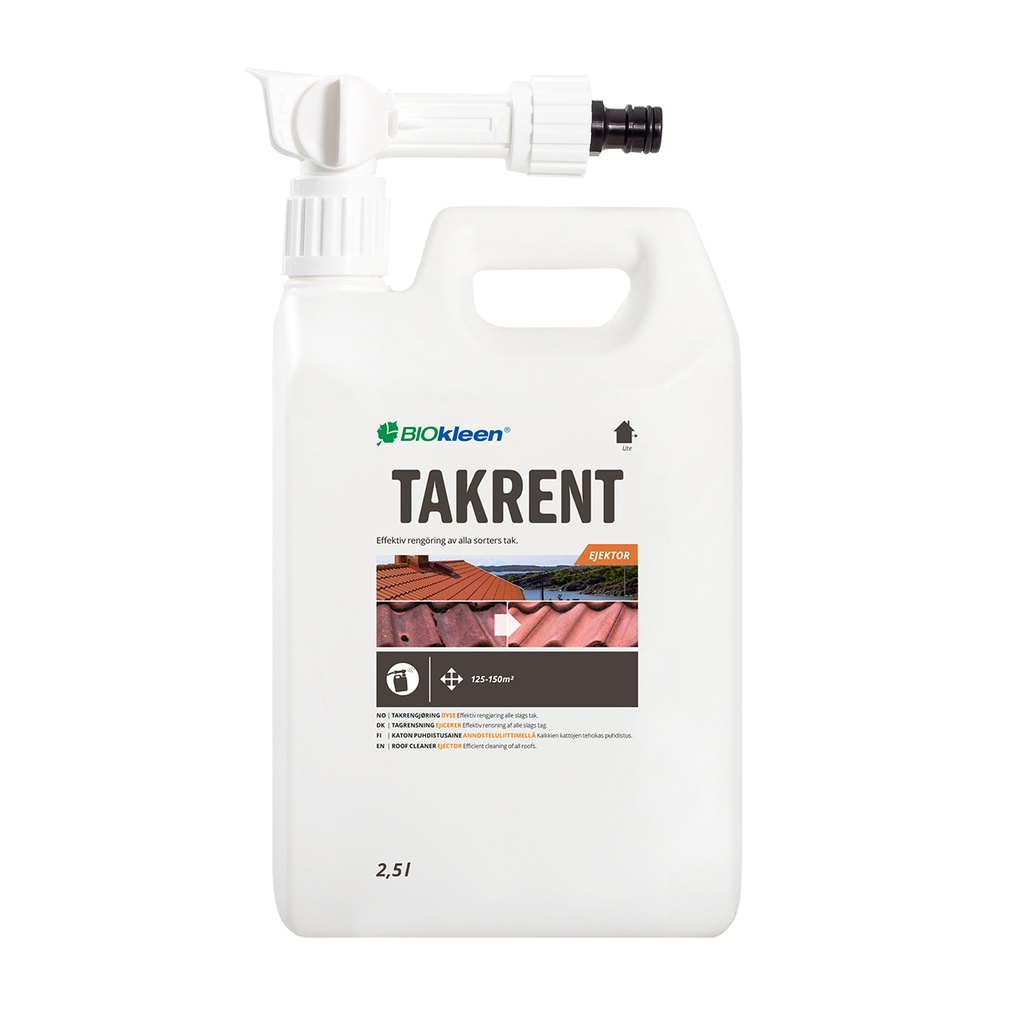 Kattopesu ejektorilla 2,5L  BIOkleen