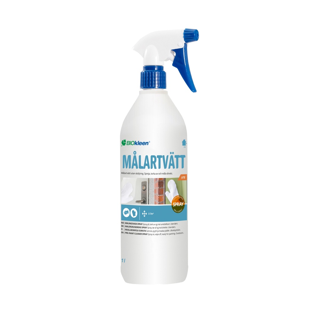 Maalipesu Eco sumutepullo 1L  BIOkleen
