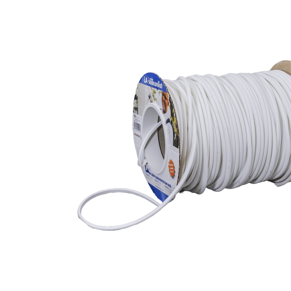 Omega silikonilista koko rulla 5 mm. Silikoni tiivistelista ikkunoihin