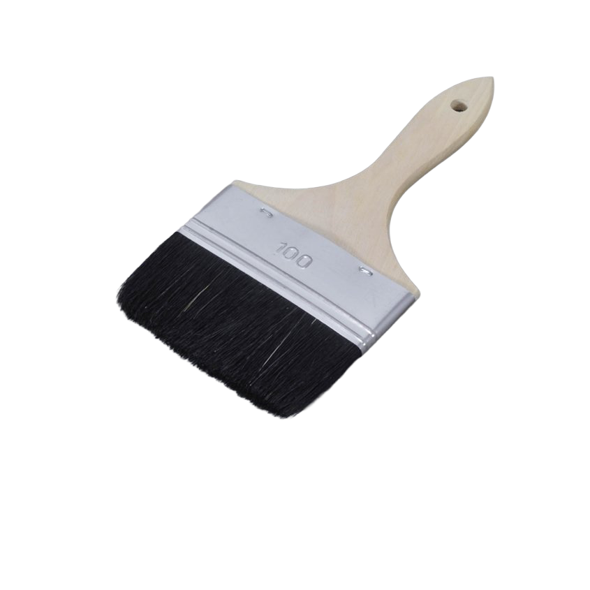 Tasoittaja musta luonnonharjas 100 mm