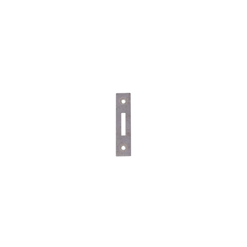 Reikäpelti huonekalulukkoon suora Reikä 8x33 mm Käsittelemätön teräs 15x70mm Ruuveineen