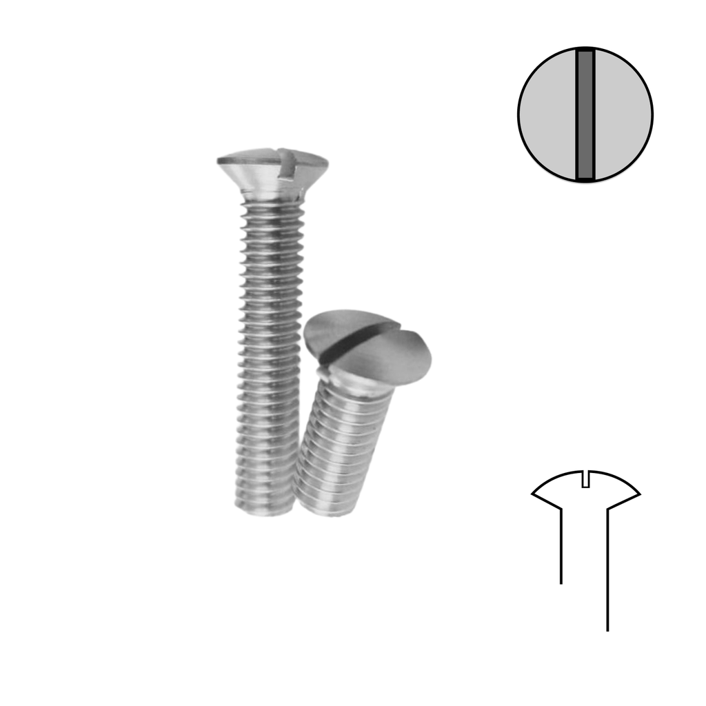 Koneruuvi M5, 35mm Din 964 Linssikanta Niklattu messinki, 200kpl/ pakkaus. Uraruuvi.