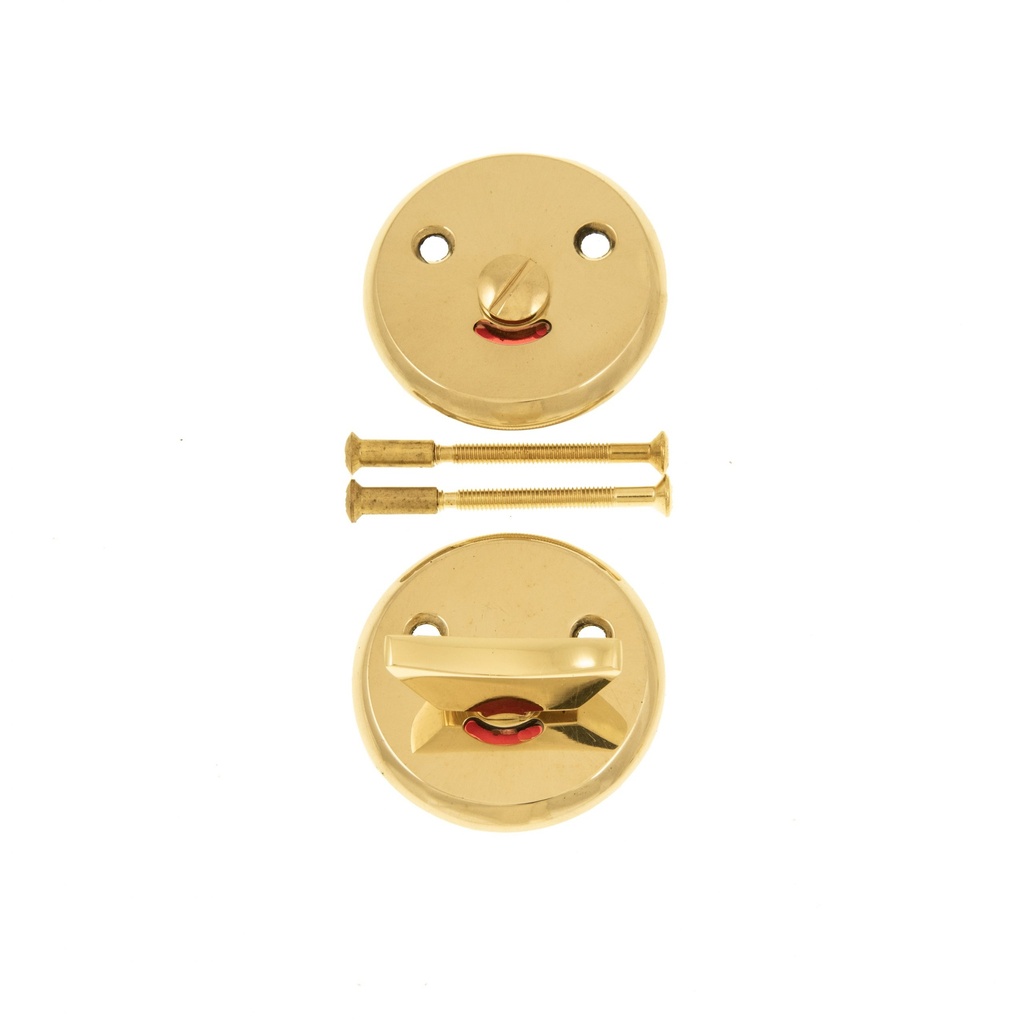 WC-lukon pintahelat, uuteen oveen, pyöristetty reuna, messinki