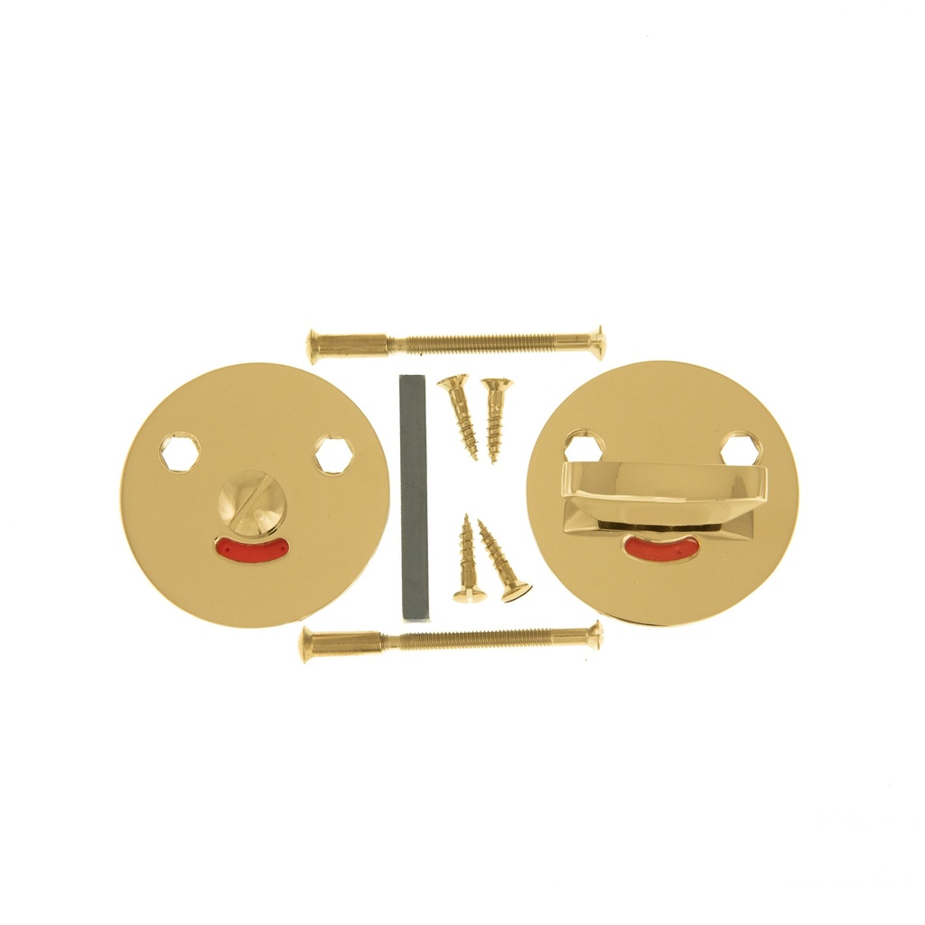 WC-lukon pintahelat, Funkkis. Messinki.