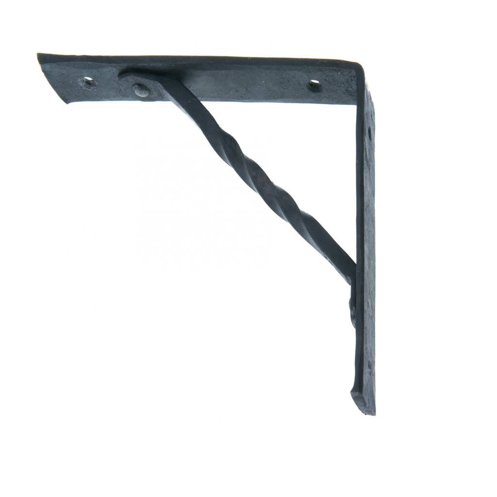 Hyllykonsoli Käsintaottu 180 mm, sopii 200 mm hyllylle Öljypoltettu