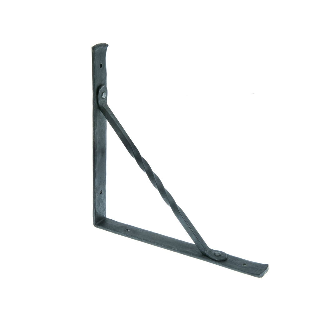 Hyllykonsoli Käsintaottu 280 mm, sopii 300 mm hyllylle Öljypoltettu