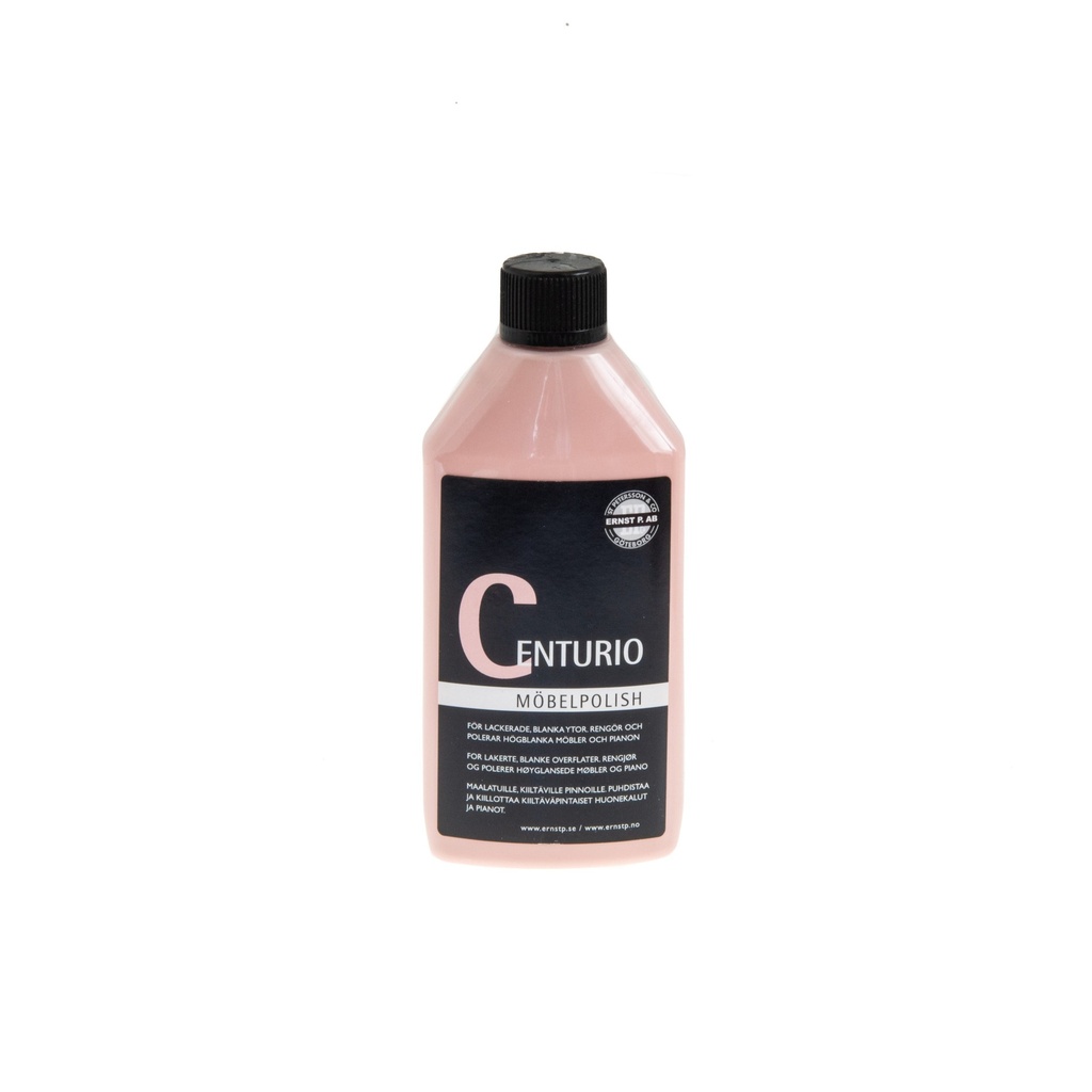 Centurio Möbelpolish kiillotusaine huonekalujen ja musiikki-instrumenttien kiillotukseen (sopii myös korkeakiiltoisille pinnoille) 250 ml