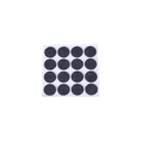 Huonekalutassut huopa pyöreä ruskea Halkaisija 20 mm 16 kpl/pakkaus