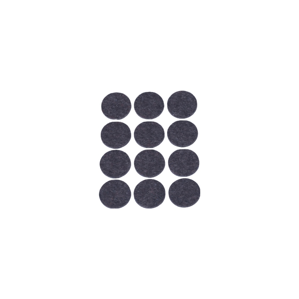 Huonekalutassut huopa pyöreä ruskea Halkaisija 28 mm 12 kpl/pakkaus