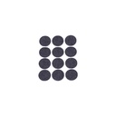 Huonekalutassut huopa pyöreä ruskea Halkaisija 28 mm 12 kpl/pakkaus