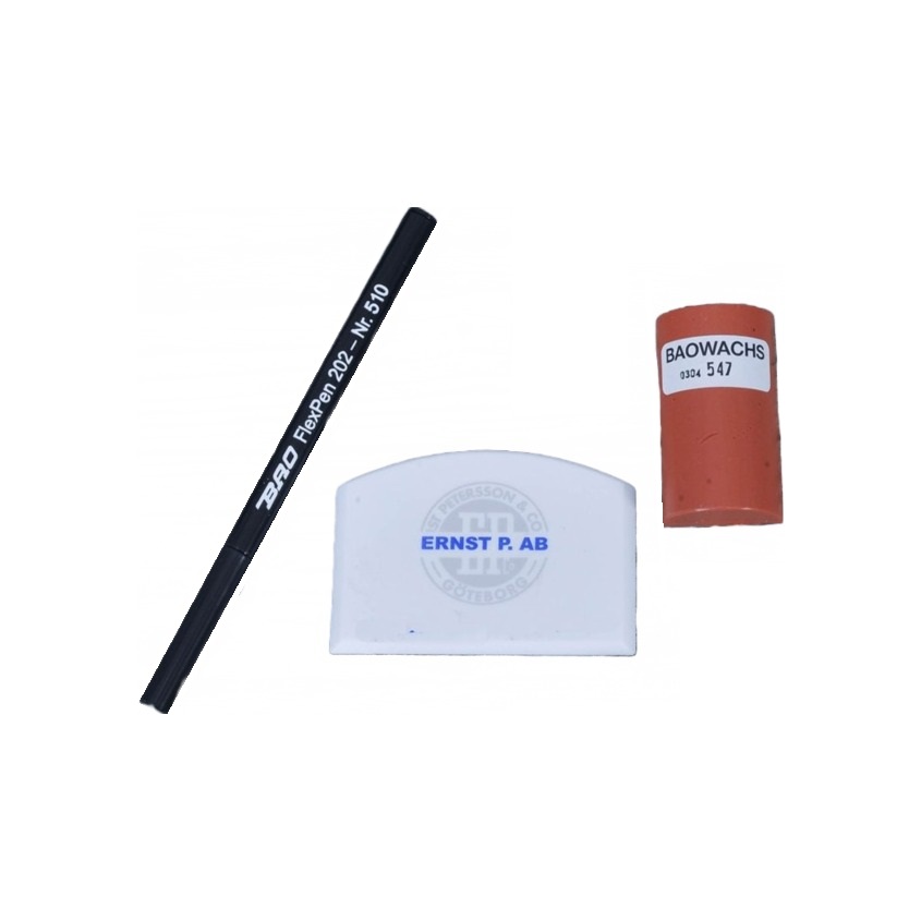 Möbelfix retusointikynä ja korjauskitti Kirsikka mahonki Muovilasta