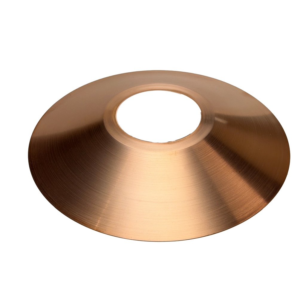 Kuparivarjostin, halk. 300mm. Sopii tallilyhtyihin 418-.