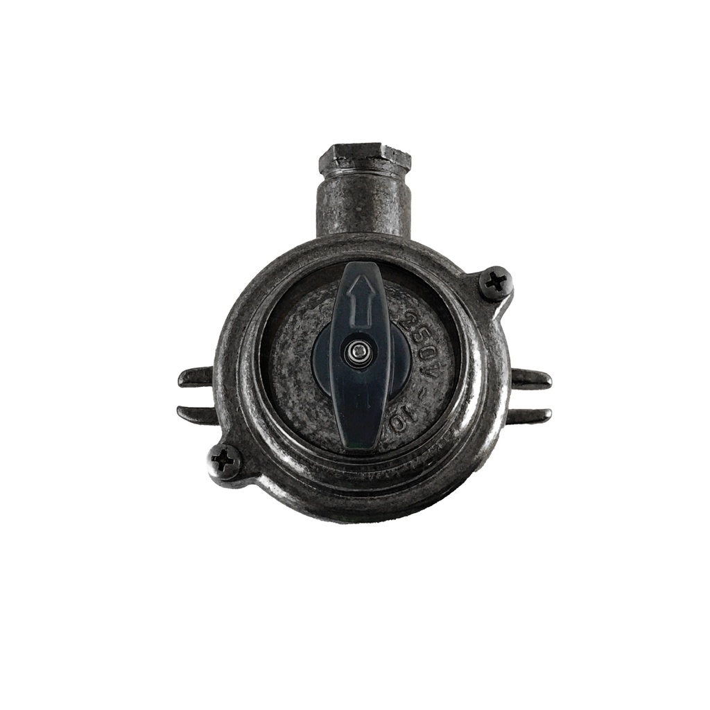 Vaihtokytkin musta messinki, Agelux