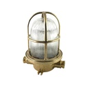 Kellarivalaisin, korkea, messinki, 130x190mm, E27, IP64, Max 60W, Agelux.