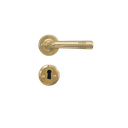 Ovenpainike, Kansallisteatterin malli, uuteen oveen, messinki, avainkilvillä