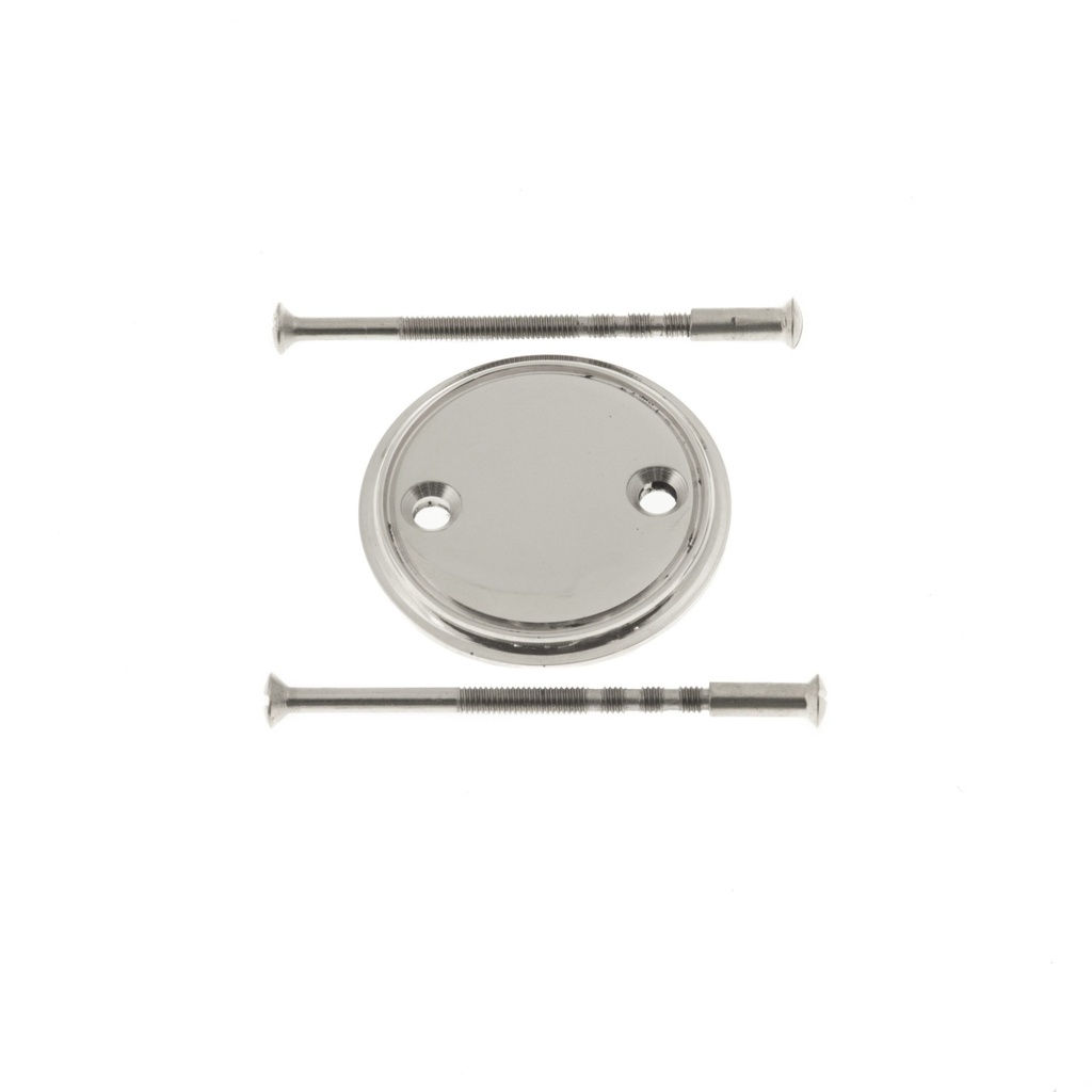 Peitelevyt, 48 mm, sisäkäyttöön, niklattu messinki