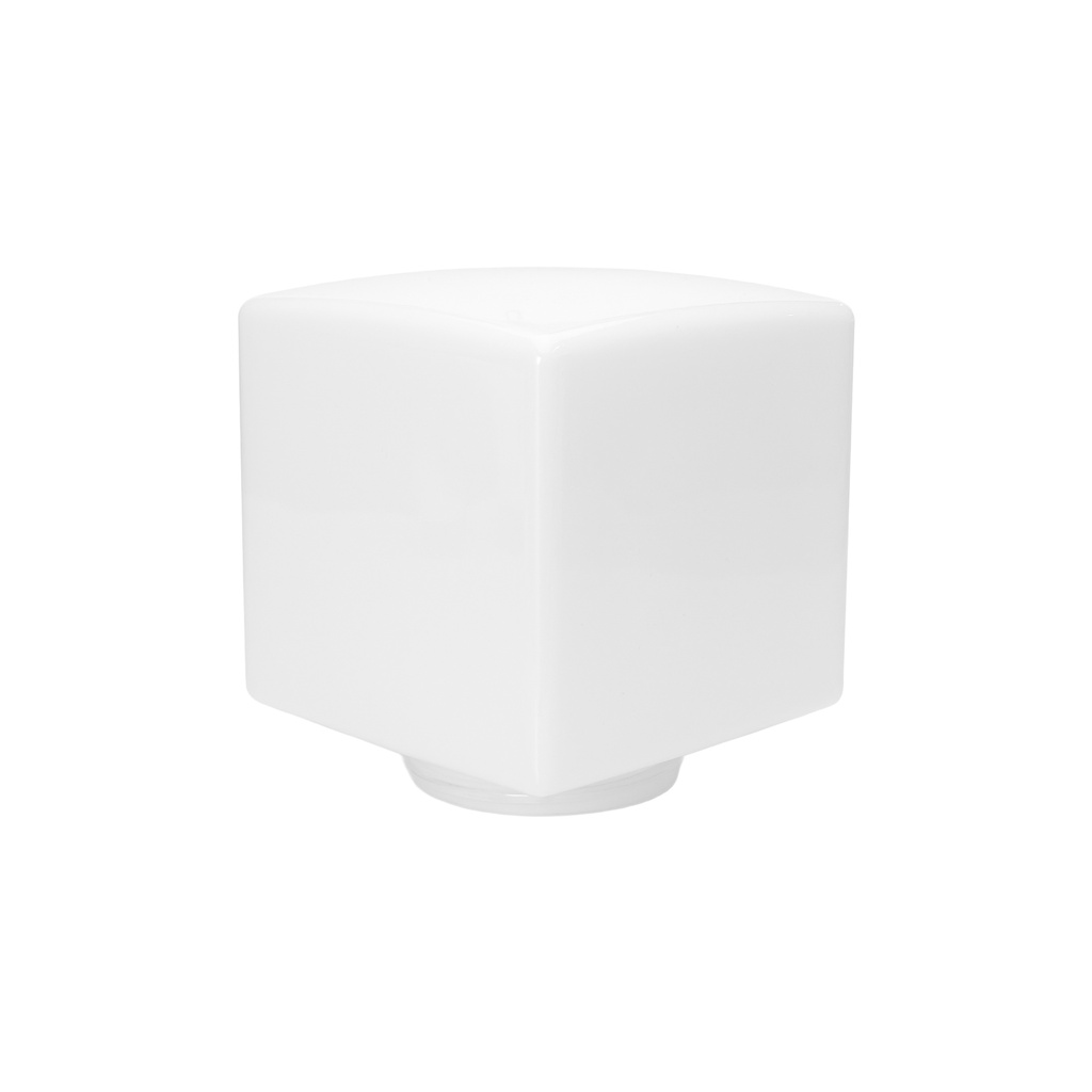 Neliö lasikupu Ø125 kierre 84,5 mm