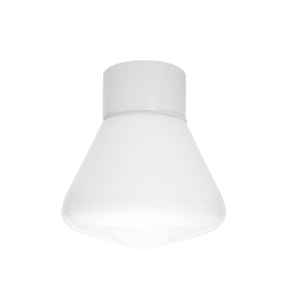 Leija posliinivalaisin opaali valkoinen Ø180 mm E27 IP54