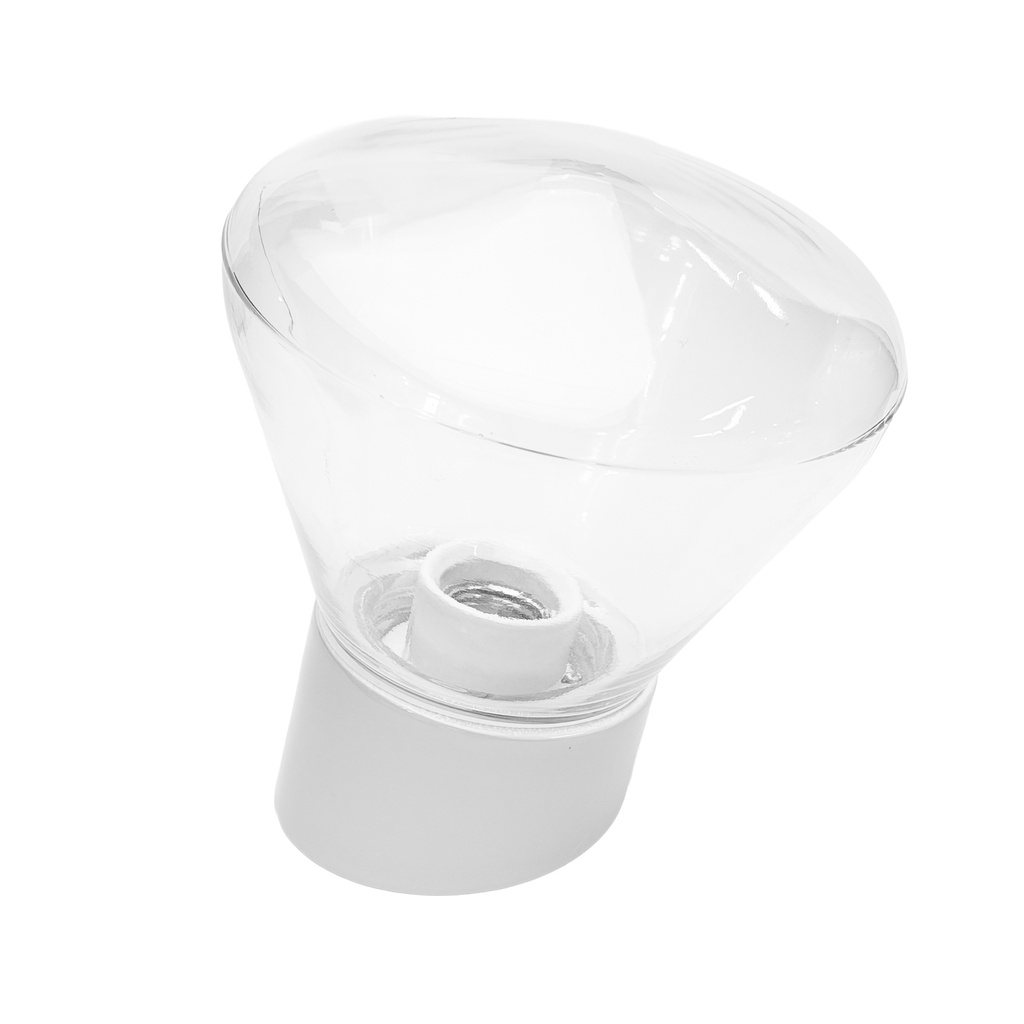 Leija posliinivalaisin kirkas vino valkoinen Ø180 mm E27 IP54