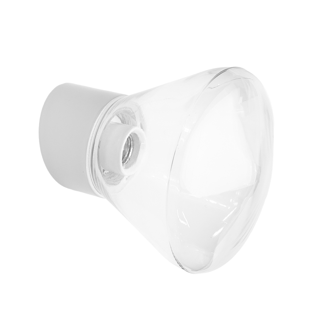 Leija posliinivalaisin kirkas vino valkoinen Ø180 mm E27 IP54