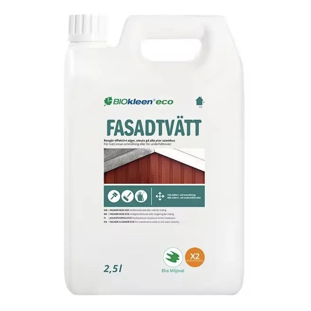 Julkisivupesu 2,5L  BIOkleen Eco