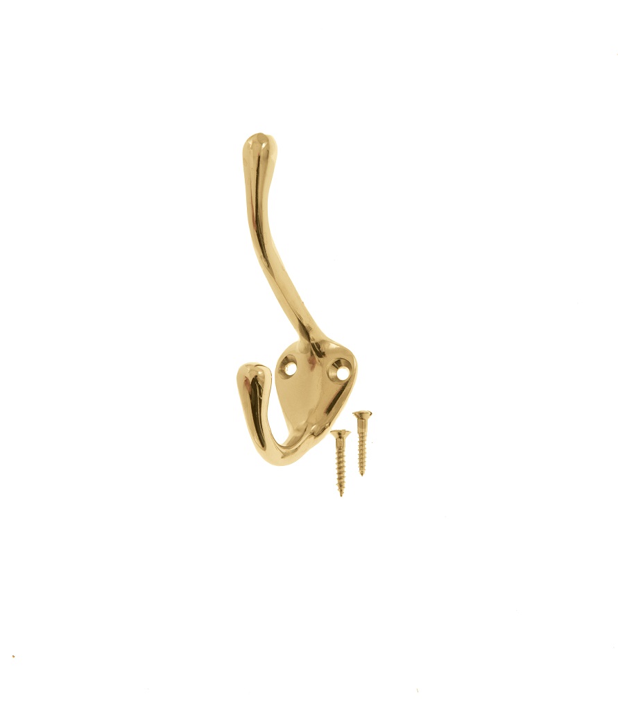 Hattukoukku, pieni, messinki.