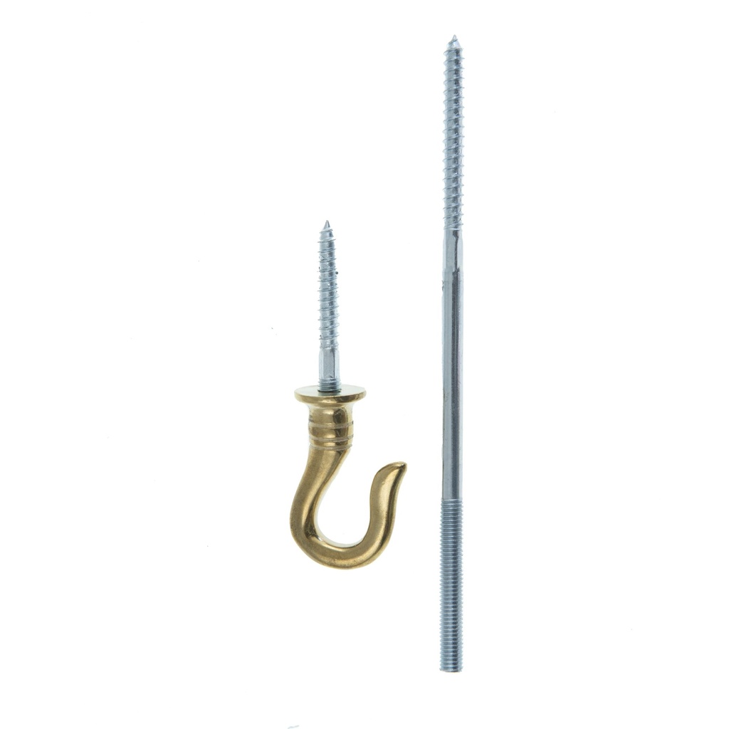 Kattokuokku iso malli 1800-luvun lopusta ja 1900-luvun alusta Messinki 60 mm mukana 210 mm pitkä ruuvi