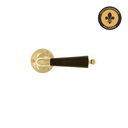 Ovenpainike, Kellokoski 19A, vanhaan oveen, messinki