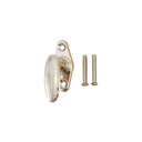 Ikkunalukon ikkunasuljin, malli Huvilakatu Helsinki. Niklattu messinki.