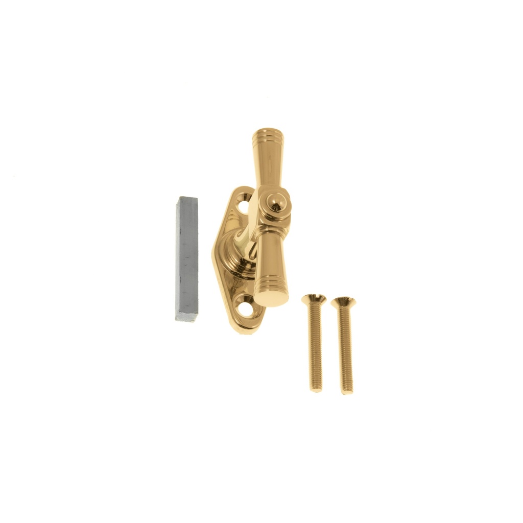 Ikkunalukon ikkunasuljin, malli Kansallisteatteri. Messinki.