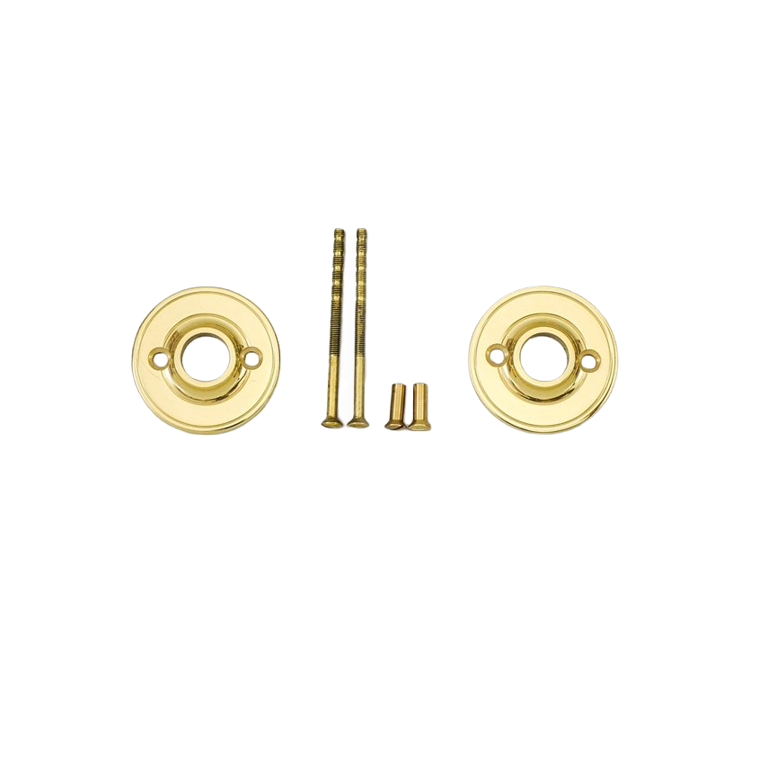 Peitekilvet, pyöreät, sorvattu reunus, messinki, 50 mm, myydään pareittain