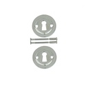 Avainkilvet, sorvattu reunus, uuteen oveen. Niklattu messinki.