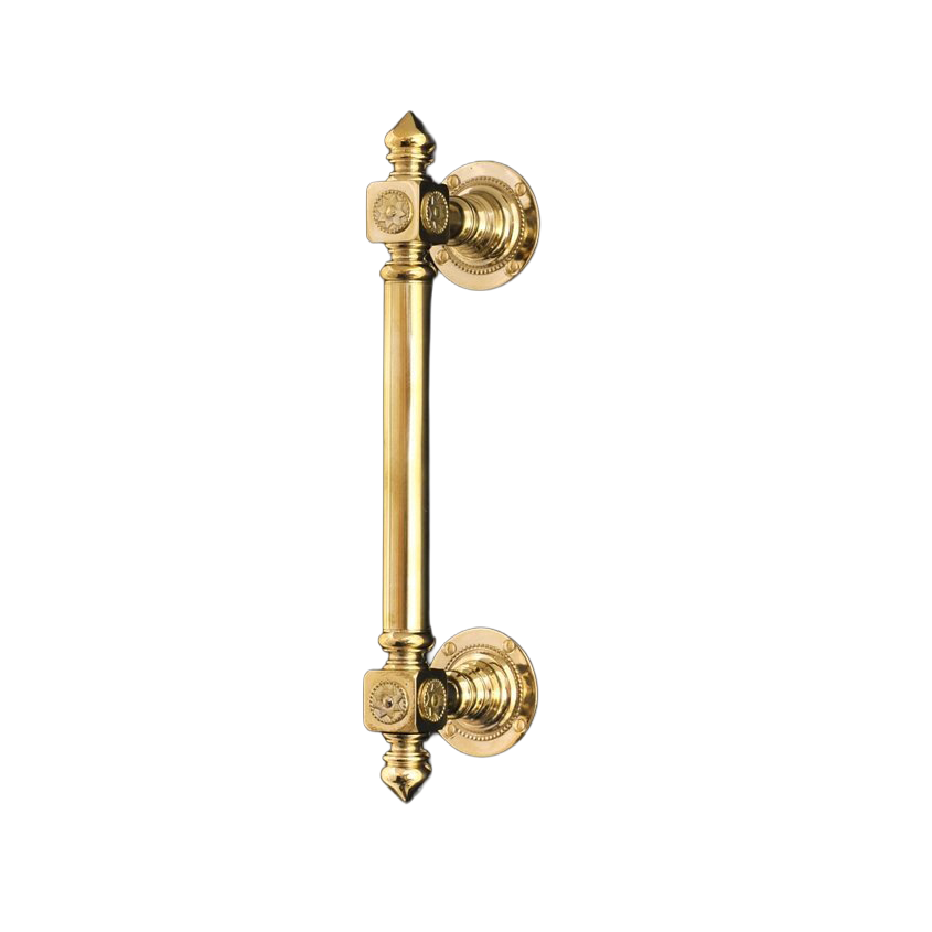 Vetokahva ylellinen uusrenesanssitylinen kahva Malli 1800-luvun lopulta Messinki ja ebenpuu Ruuveineen