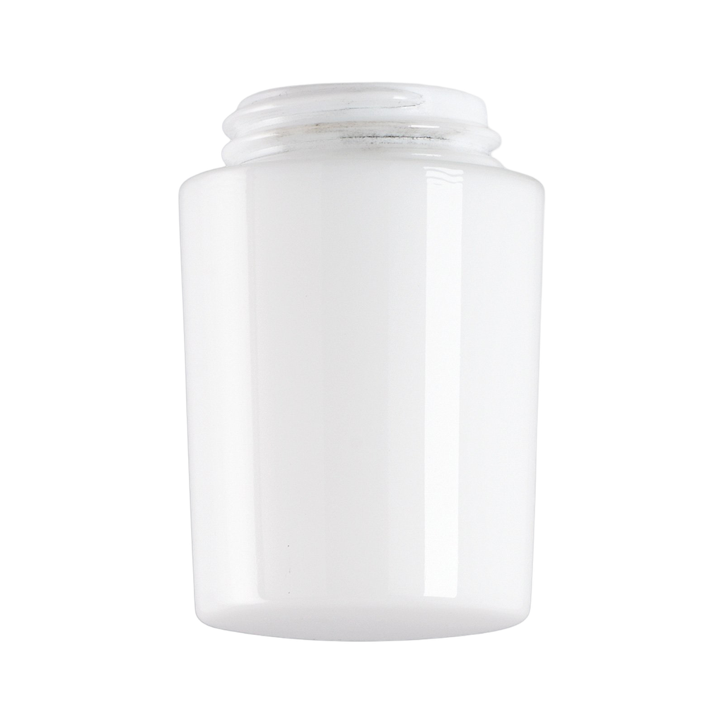 Kupu Lampett kiiltävä opaalilasi, kierre 57 mm Ø 74 mm korkeus 90 mm