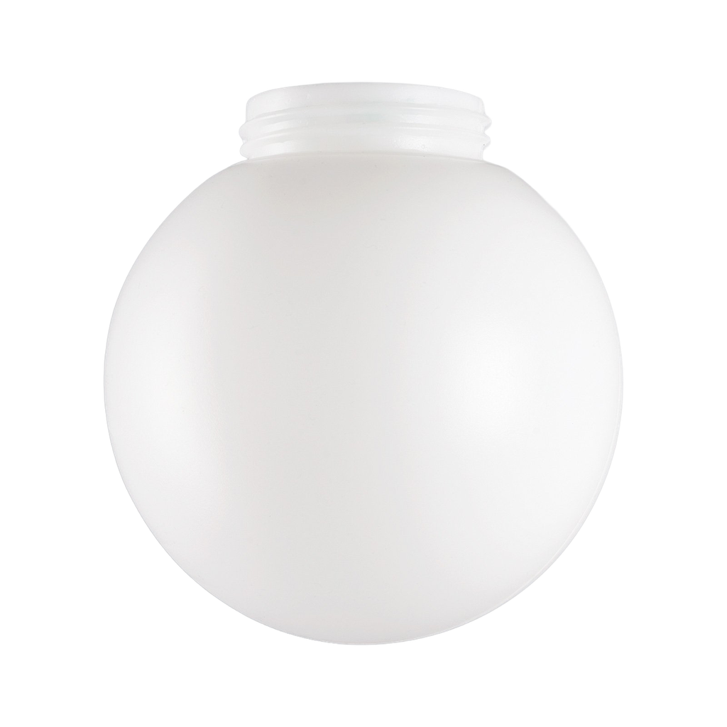 Kupu glob matta opaalilasi kierre 99 mm Ø 200 mm korkeus 190 mm