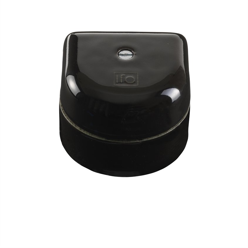 Jakorasia Korkomallinen 50X50mm Musta Posliini