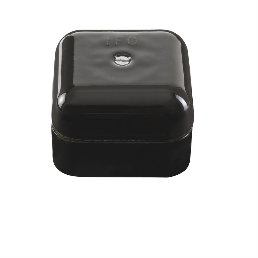 Jakorasia Neliömallinen 50X50mm Musta Posliini