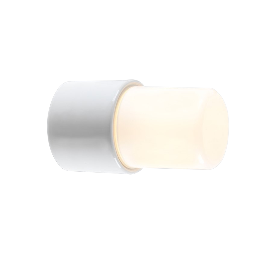 Light On kuvulla, valkoinen IP44 E27 60W