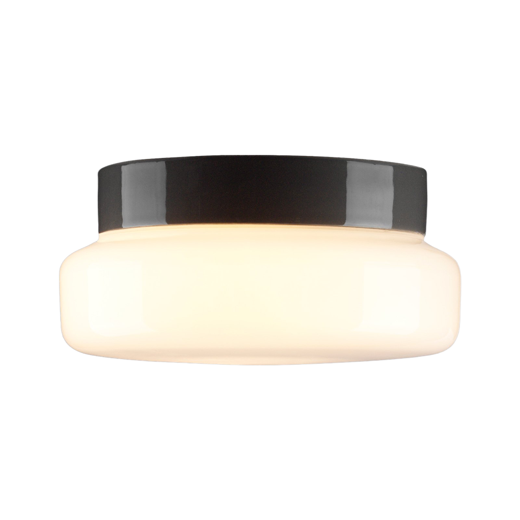 Classic Ø 240 harmaa IP44 suora 13W LED