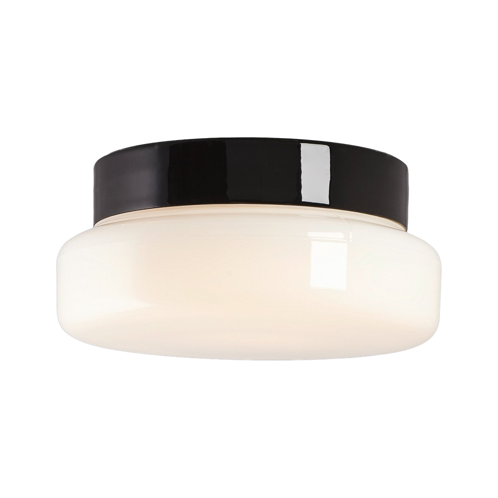 Classic Ø 240 musta IP44 suora 13W LED