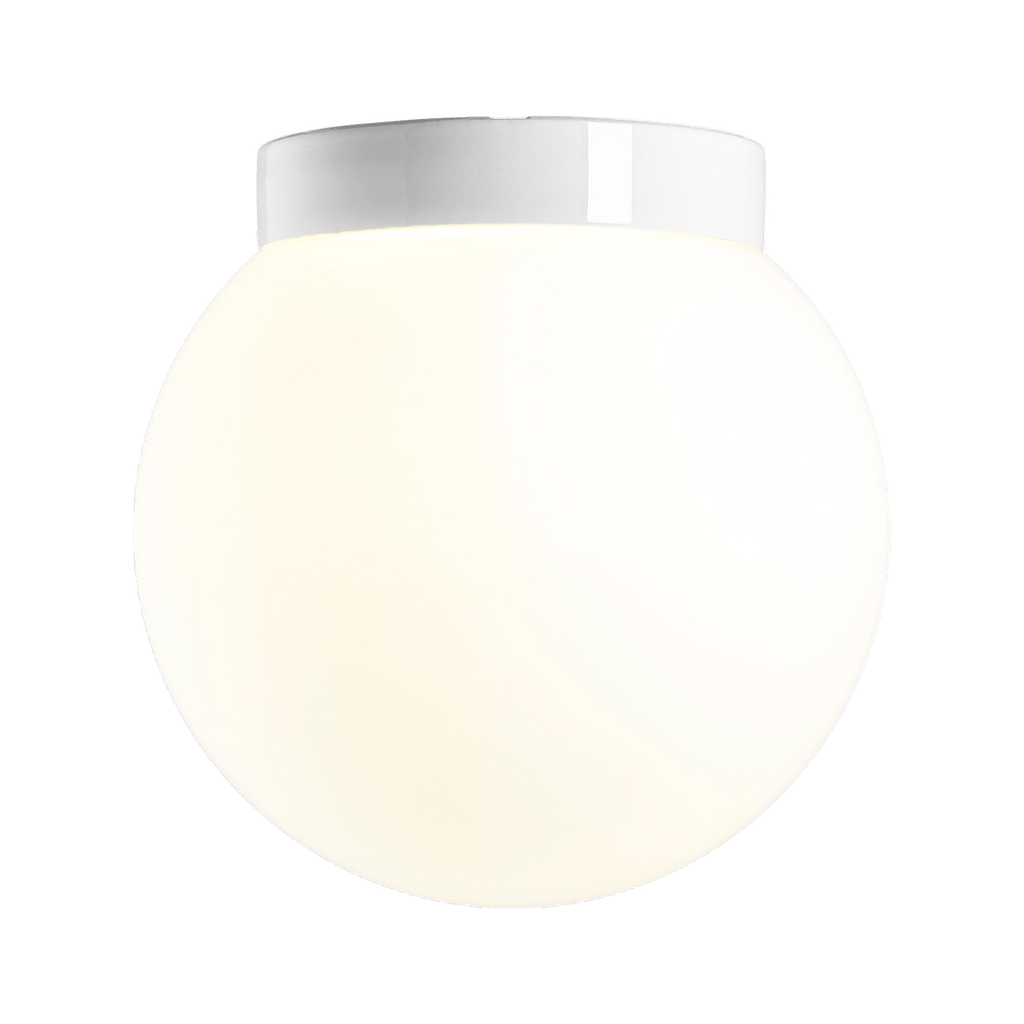 Classic Glob matta opaalilasi Ø 300 mm valkoinen IP44 suora 12W välkkymätön LED 1300 lm 3000K