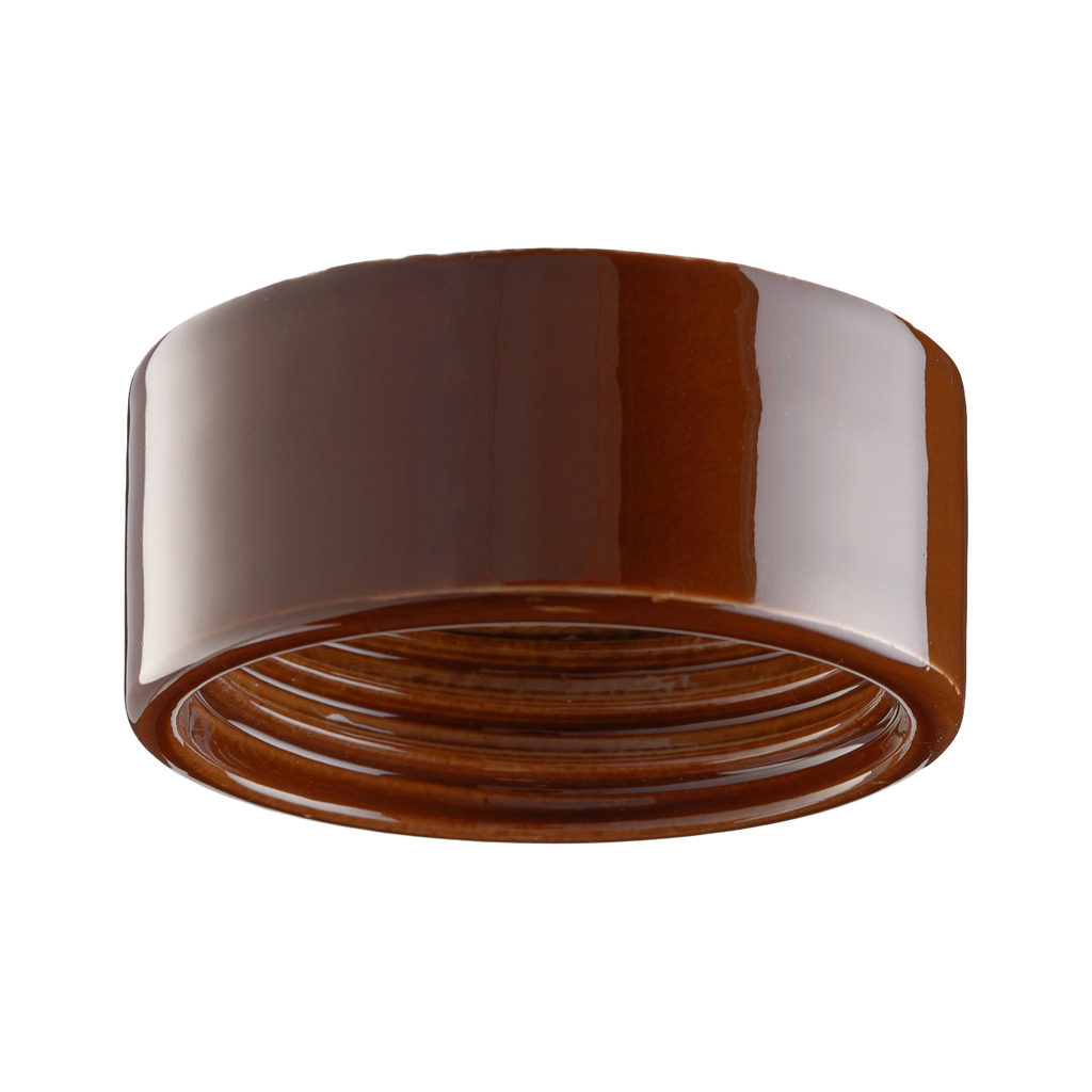 Lampunkanta,  kierre 84,5 mm ruskea IP20 suora. Toimitetaan ilman LED-moduulia, max 8W