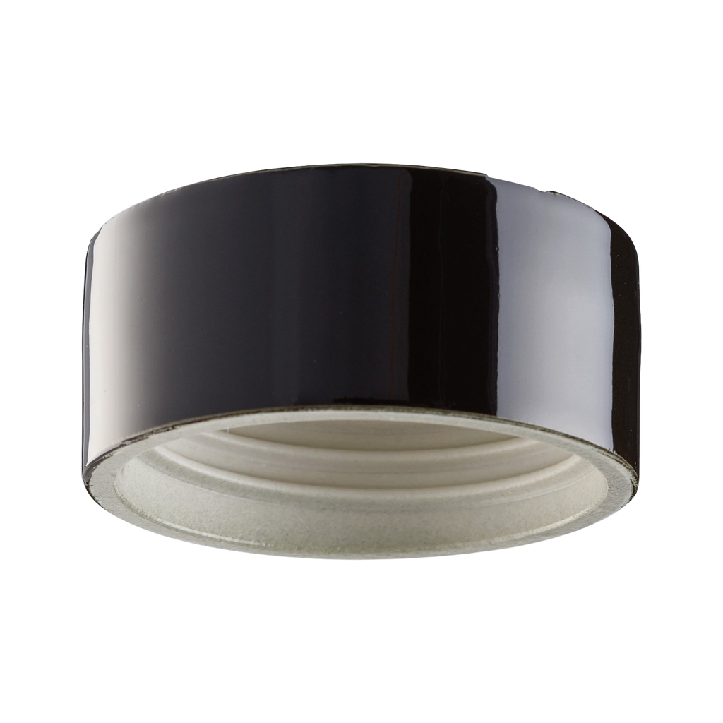 Lampunkanta,  kierre 84,5 mm musta IP20 suora. Toimitetaan ilman LED-moduulia, max 8W