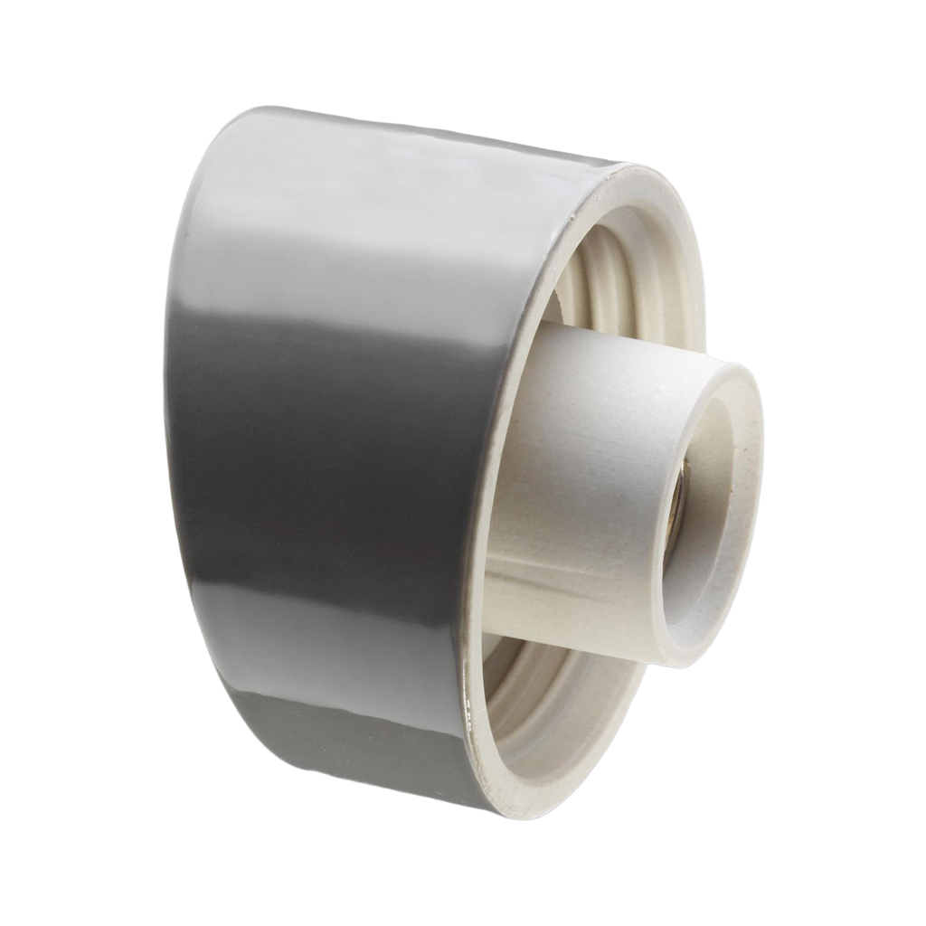 Posliinikanta E27 IP20 vino harmaa, kierre 84,5 mm