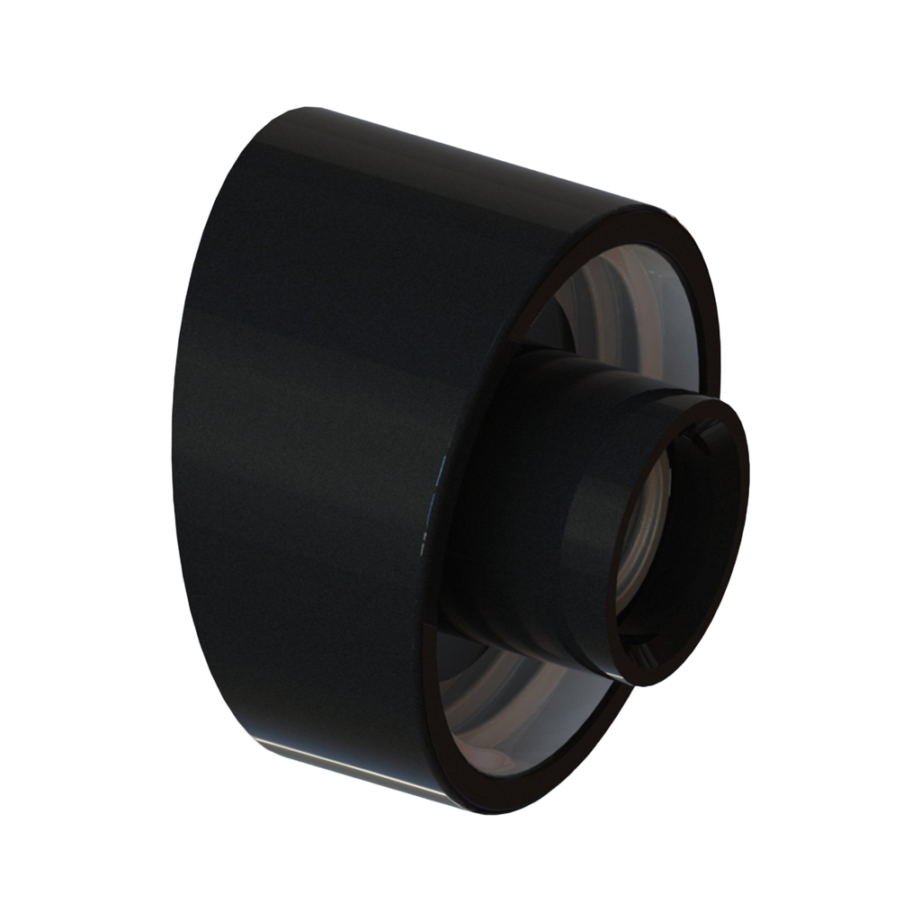 Posliinikanta E27 IP20 vino musta, kierre 84,5 mm