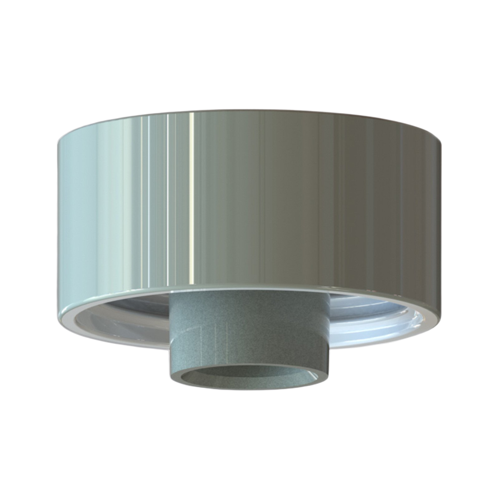 Posliinikanta, 99 mm, ruskea, suora , IP54, E27, 75W, kytkentä takaa