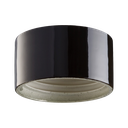Lampunkanta,  kierre 84,5 mm musta IP44 suora.  Kytketään takaa (ei pinta). Toimitetaan ilman LED-moduulia, max 8W