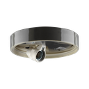 Lampunkanta,  kierre 185,5 mm harmaa IP44 suora E27 75W