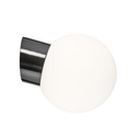 Classic Globe 180 Ledvalaisin 8W IP54 Vino Musta Matta Op