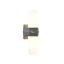Posliinivalaisin Bernadotte Harmaa IP44 Tupla E14